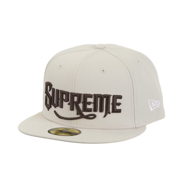 Cap Supreme New Era Mister Cartoon 59Fifty Fitted Bone