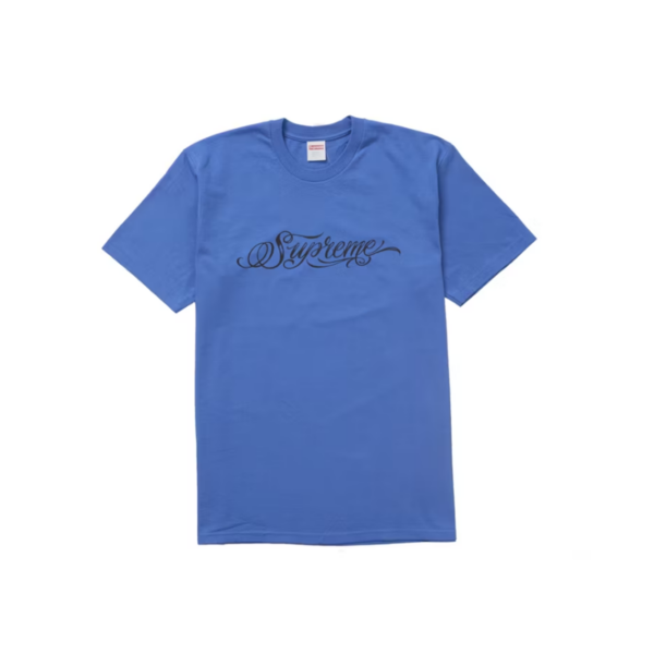 T-shirt Supreme Script Blue