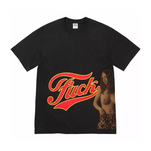 T-shirt Supreme Fuck Histeric Black