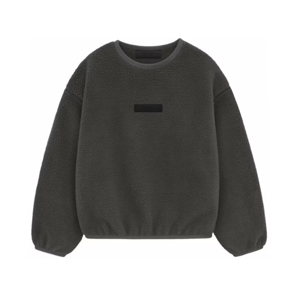 Sueter Fear of God Essentials Green Grey